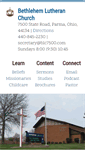 Mobile Screenshot of bethlehemlutheranchurchparma.com